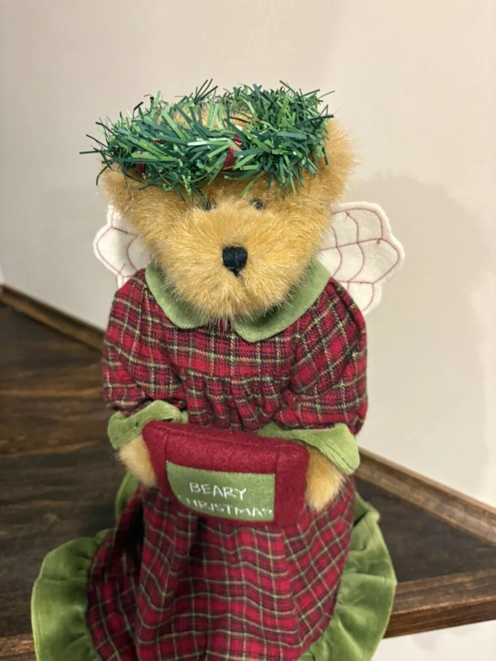 NWT, Vintage, Retired Boyds Bear Tree Topper: Susanna B. Woodsbeary